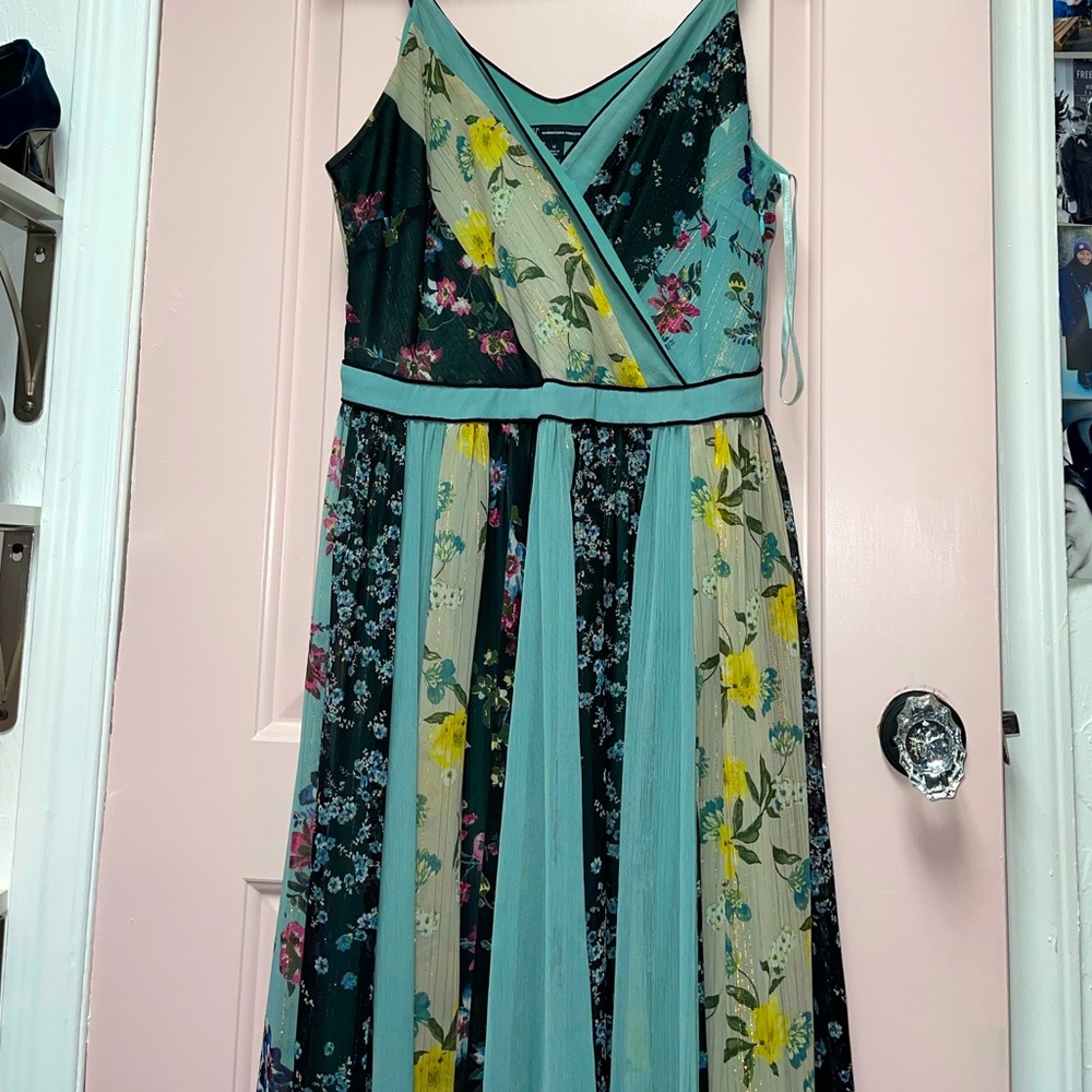 Inc mixed pattern dress